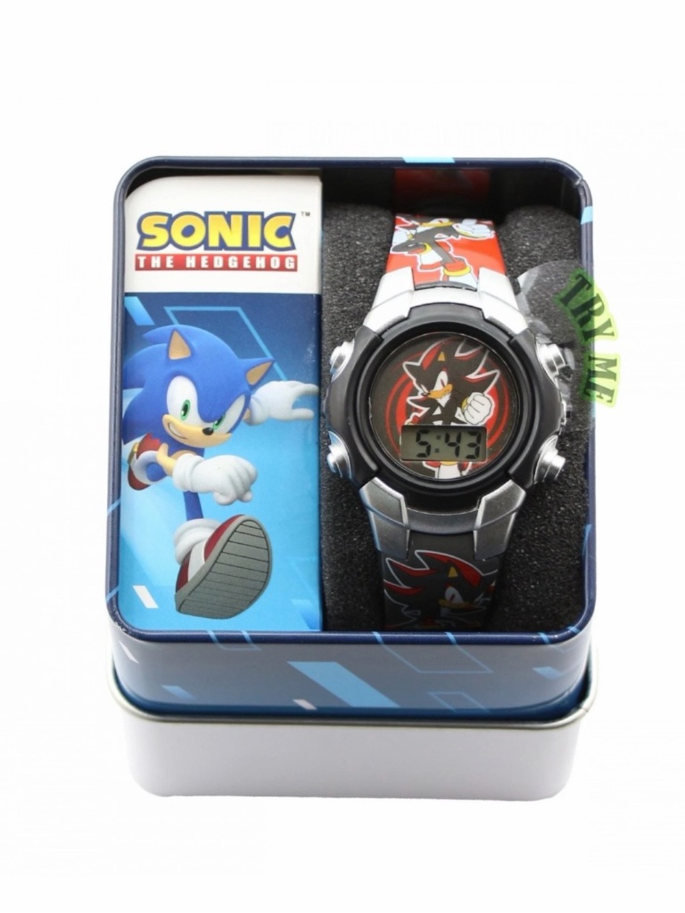 Sonic the Hedgehog Kids Black & Red Digital Watch - Sonic